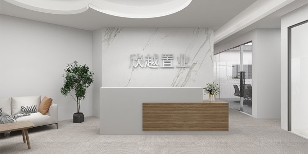 辦公區前臺辦公家具構思設計很重要