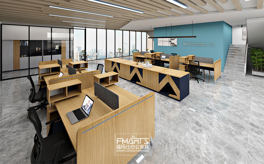 板式現代員工桌